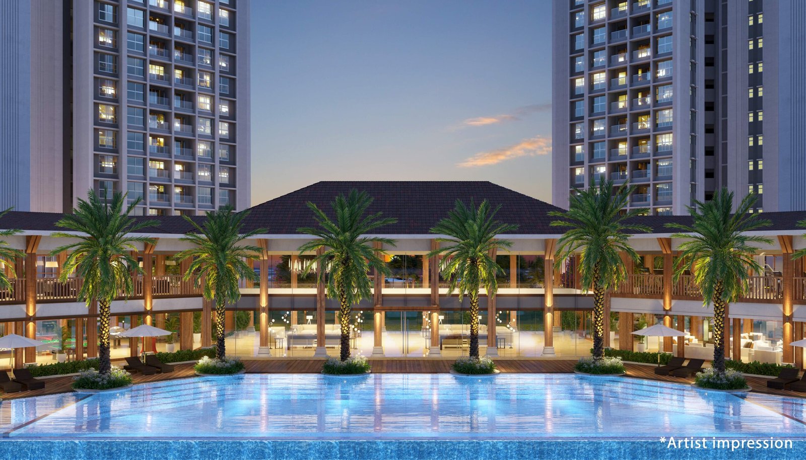 Aurum Q Islands pool deck